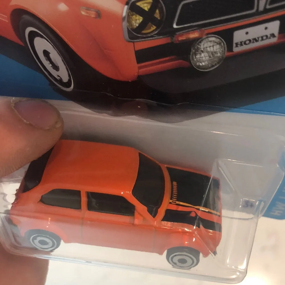 Hot Wheels '73 Honda Civic Custom Die-Cast Car